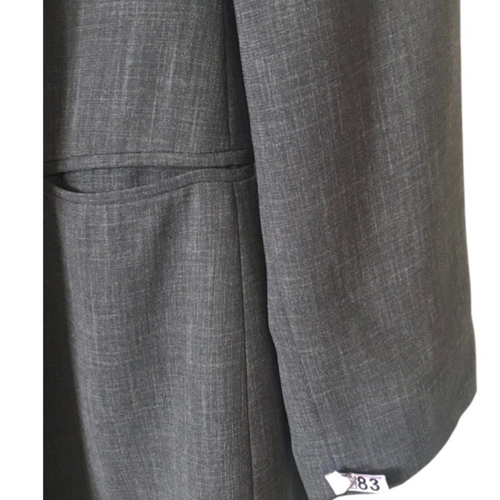 Grey Midi Overcoat/Suiting Jacket - image 4